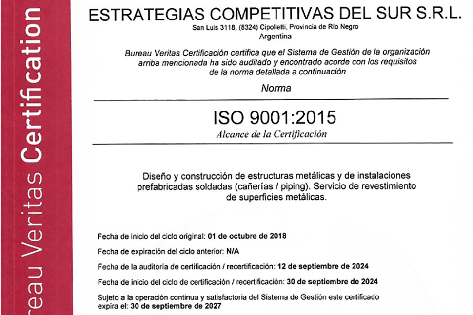 Estrategias Competitivas del Sur S.R.L.